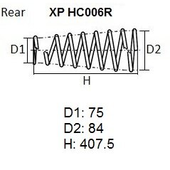 Пружина подвески NHK XP, арт. XP HC006R
Пружина подвески NHK XP, арт. XP HC006R