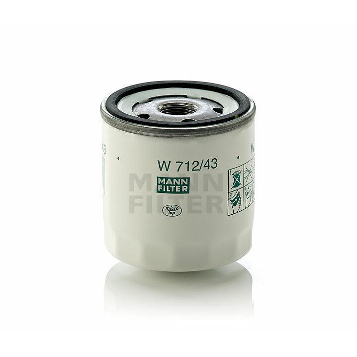 Фильтр масляный MANN-FILTER, арт. W712/43
Фильтр масляный MANN-FILTER, арт. W712/43