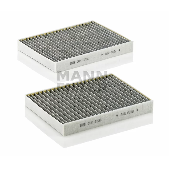 Фильтр салонный MANN-FILTER угольный, арт. CUK2736-2
Фильтр салонный MANN-FILTER угольный, арт. CUK2736-2