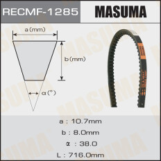 Ремень клиновой Masuma, 10x716мм, арт. 1285
