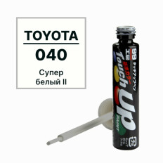 Краска для ремонта сколов и царапин Soft 99 Touch Up Paint, цветовой код 040, акриловая, флакон с кисточкой, 12мл, арт. T-26