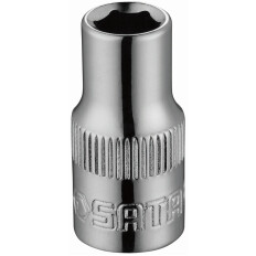 Головка торцевая SATA, короткая, 6-гранная, под квадрат 1/4", 14мм, арт. 11314