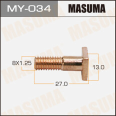 Болты для контакта втягивающего реле стартера Masuma, арт. MY-034 (2шт)