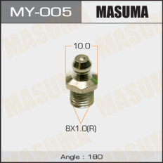 Тавотница Masuma, M8x1(R), угол 180°, упаковка 2 шт, арт. MY-005