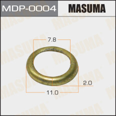 Кольцо уплотнительное топливной форсунки Masuma, 7.8х11х2мм, 5 шт, арт. MDP-0004