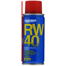 Смазка проникающая (жидкий ключ) Runway RW40, многоцелевая, водостойкая, аэрозоль 100мл, арт. RW6094