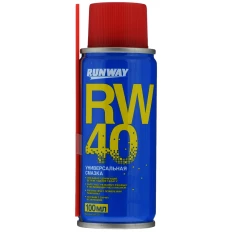 Смазка проникающая (жидкий ключ) Runway RW40, многоцелевая, водостойкая, аэрозоль 100мл, арт. RW6094