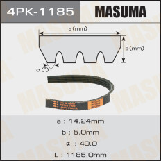 Ремень поликлиновый Masuma, арт. 4PK-1185