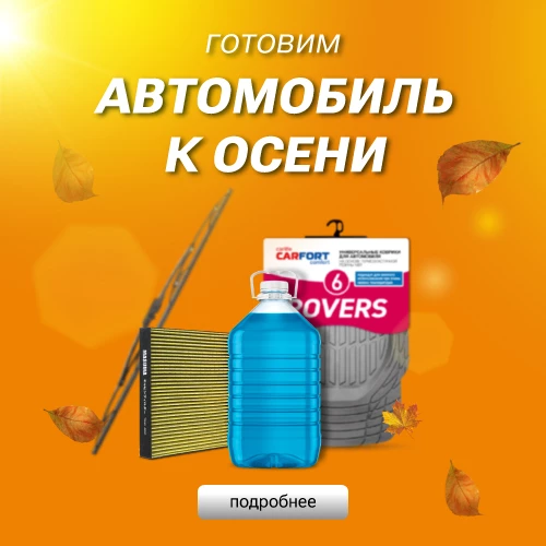 Осень автомобилиста: сезонные товары и работы