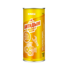 Присадка в моторное масло Rinkai Oil Treatment, антидым, для бензиновых и дизельных двигателей, банка 443мл, арт. RC1803