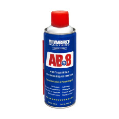 Смазка проникающая (жидкий ключ) ABRO Masters AB-8, многоцелевая, антикоррозийная, аэрозоль 450мл, арт. AB-8-R