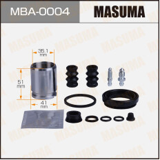 Ремкомплект тормозного суппорта Masuma, с поршнем, задний, арт. MBA-0004
