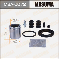 Ремкомплект тормозного суппорта Masuma, с поршнем, задний, арт. MBA-0072