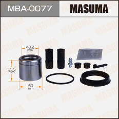 Ремкомплект тормозного суппорта Masuma, с поршнем, передний, арт. MBA-0077