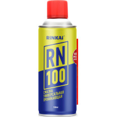 Смазка проникающая (жидкий ключ) Rinkai RN-100 многоцелевая, антикоррозийная, аэрозоль 100мл (+трубочка), арт. RC1008