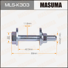 Комплект болта регулировочного (эксцентрика) Masuma MLS-K303, для Hyundai (OEM 545592E000) (+гайка, шайба)