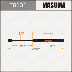 Упор газовый багажника MASUMA, L=376mm (1/40)