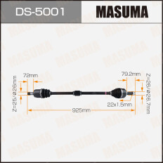 Привод в сборе Masuma, для Honda Insight, арт. DS-5001