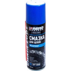 Смазка аэрозольная ABRO Masters Wearproof, для цепей, водостойкая, антикоррозийная, подходит для консервации, баллон 200мл, арт. CL-200-AM-RE