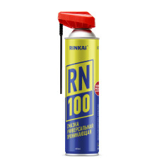 Смазка проникающая (жидкий ключ) Rinkai RN-100 многоцелевая, антикоррозийная, аэрозоль 650мл (с мульти-позиционным распылителем 2в1), арт. RC1010