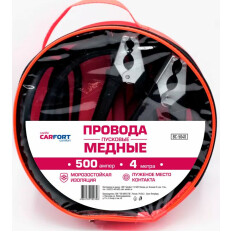 Провода пусковые Carfort, 500А, длина 4м, в сумке, арт. BC-5040