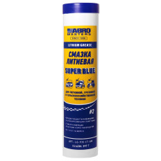 Смазка пластичная ABRO Masters Super Blue Lithium Grease, многоцелевая, литиевая, водостойкая, синяя, туба 397г, арт. LG-935-CT-AM