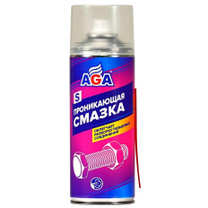 Смазка проникающая (жидкий ключ) AGA, многоцелевая, антикоррозийная, аэрозоль 520мл, арт. AGA854S