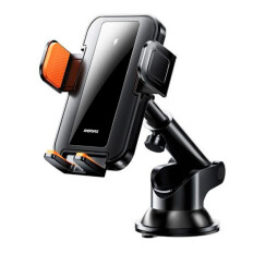 Держатель для телефона Remax Wireless Charging Car Holder, 2в1 (присоска и прищепка на дефлектор), с функцией беспроводной зарядки 15Вт, черный, арт. RM-C31