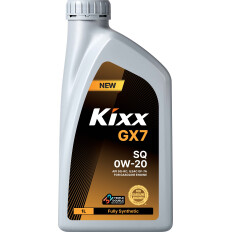 Масло моторное Kixx GX7 0w20, синтетическое, API SQ RC, ILSAC GF-7A, для бензинового двигателя, 1л, арт. L2181AL1E1