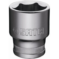 Головка торцевая SATA, короткая, 6-гранная, под квадрат 1/2", 10мм, арт. 13301