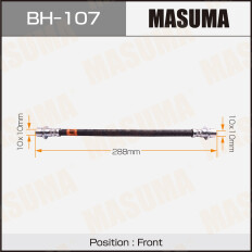 Шланг тормозной Masuma для Toyota Land Cruiser Prado, передний, арт. bh-107