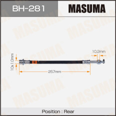 Шланг тормозной Masuma для Toyota Corolla, задний, арт. bh-281
