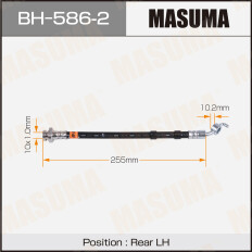 Шланг тормозной MASUMA N- /rear/ TEANA J31 LH