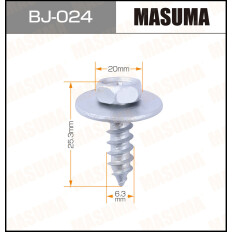 Саморез MASUMA BJ-024 6.3x25.3мм (OEM 90159-60383), 10 шт