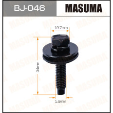 Болт MASUMA BJ-046 5.9x34мм (OEM 90119-06863), 6 шт