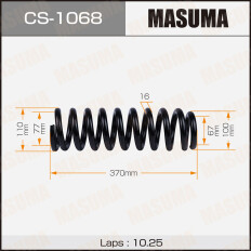 Пружина подвески Masuma, передняя, арт. CS-1068