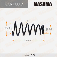 Пружина подвески Masuma, задняя, арт. CS-1077