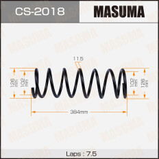 Пружина подвески Masuma, задняя, арт. CS-2018