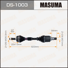 Привод в сборе Masuma, для Toyota Prius, арт. DS-1003