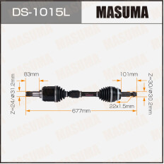 Привод в сборе Masuma, для Lexus RX450h, арт. DS-1015L