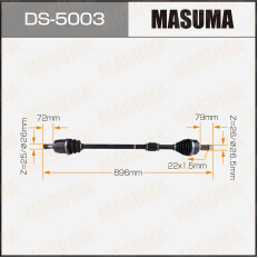 Привод в сборе Masuma, для Honda Fit, арт. DS-5003