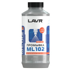 Промывка инжекторов Lavr ML102 Diesel Injection Purge, для дизельных двигателей, с эффектом раскоксовки, бутылка 1л, арт. Ln2002