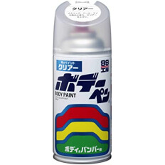 Краска аэрозольная Soft 99 Clear Paint, прозрачная (лак), для кузова автомобиля, 300мл, арт. 08002