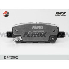 Колодки тормозные дисковые Fenox задние, комплект на ось (4 шт), арт. BP43062