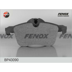 Колодки тормозные дисковые Fenox, передние, комплект на ось (4 шт), арт. BP43090