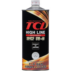 Масло моторное TCL High Line 5w40, синтетическое, API SP/CF, универсальное, 1л, арт. H0010540SP