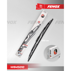 Щётка стеклоочистителя Fenox 450мм (18") каркасная, летняя, крепление J-Hook, 1 шт, арт. WB45010