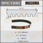 Ремень ручейковый Masuma 6PK-1930