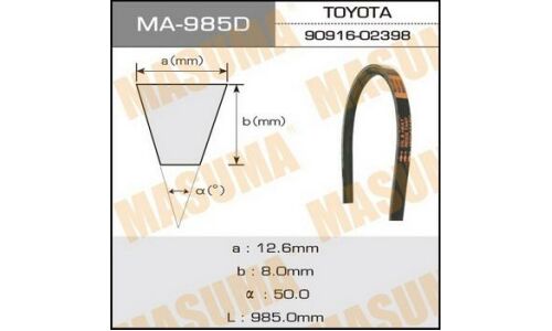 Ремень клиновый MASUMA  OEM_90916-02398