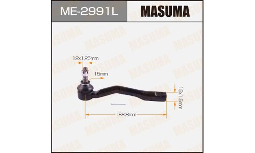 Наконечник рулевой тяги Masuma, левый, арт. ME-2991L